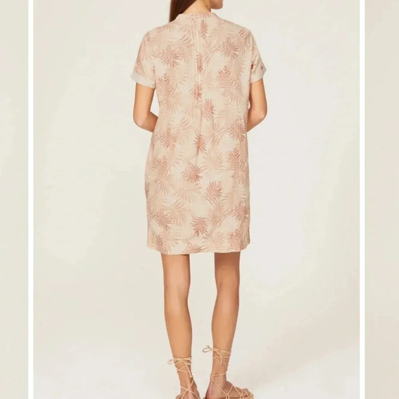 Faherty Gemina Linen Dress with Pockets sustainable beach vacation - Picture 5 of 11